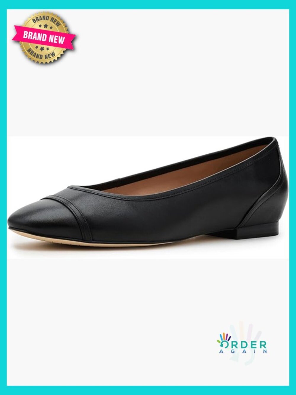 Women's Demi Wedge Ballet Flat Classic Comfort Casual Office Wear Lightweight